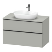 Duravit Waschtischunterschrank D-Neo 100x55cm, sw/gr m, 2 SBK, 1 A, 1 Pl