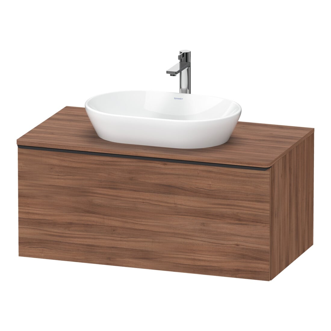 Duravit Waschtischunterschrank D-Neo 100x55cm, sw/Nuss N, 1 A, 1 Pl, wandhängend