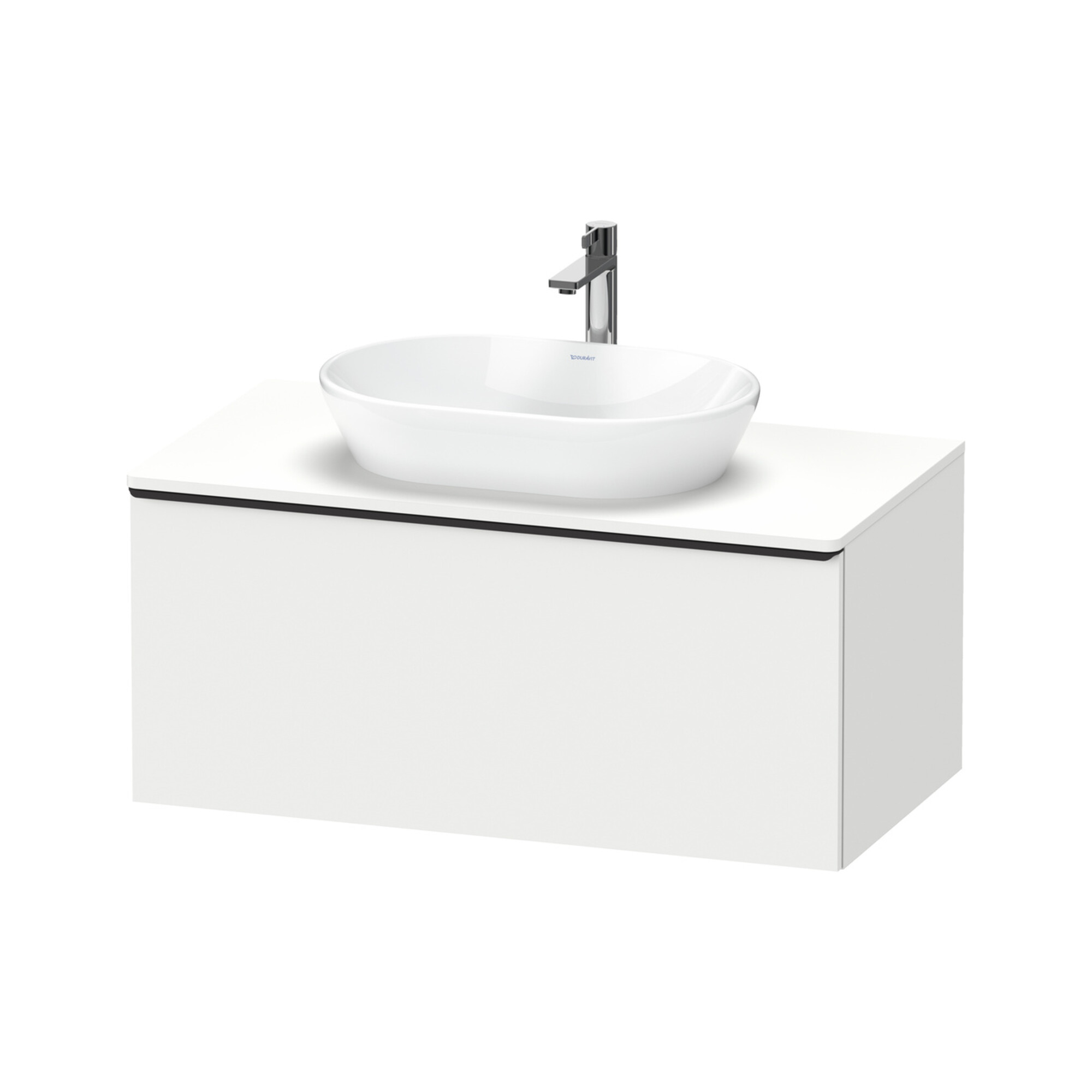 Duravit Waschtischunterschrank D-Neo 100x55cm, sw/w m, 1 A, 1 Pl, wandhängend