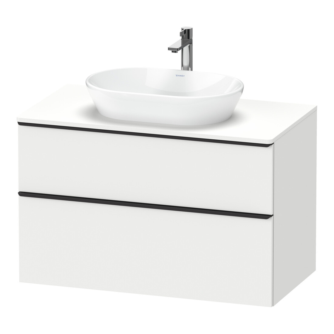Duravit Waschtischunterschrank D-Neo 100x55cm, sw/w m, 2 SBK, 1 A, 1 Pl