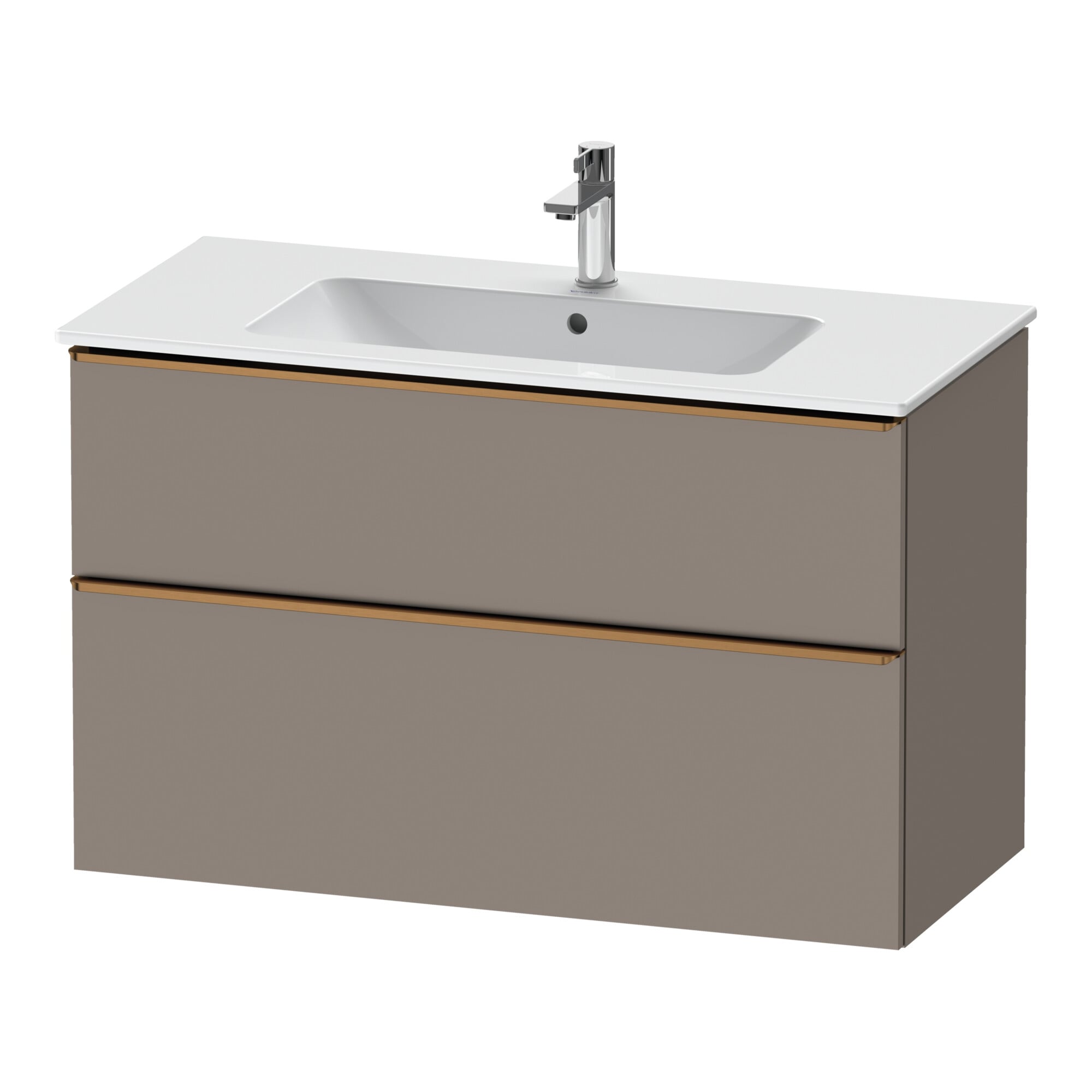Duravit Waschtischunterschrank D-Neo 101x46,2cm, b geb/Bas m, 1 Kast, 1 Ausz.