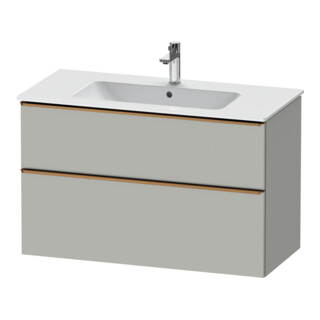 Duravit Waschtischunterschrank D-Neo 101x46,2cm, b geb/gr m, 1 Kast, 1 Ausz.