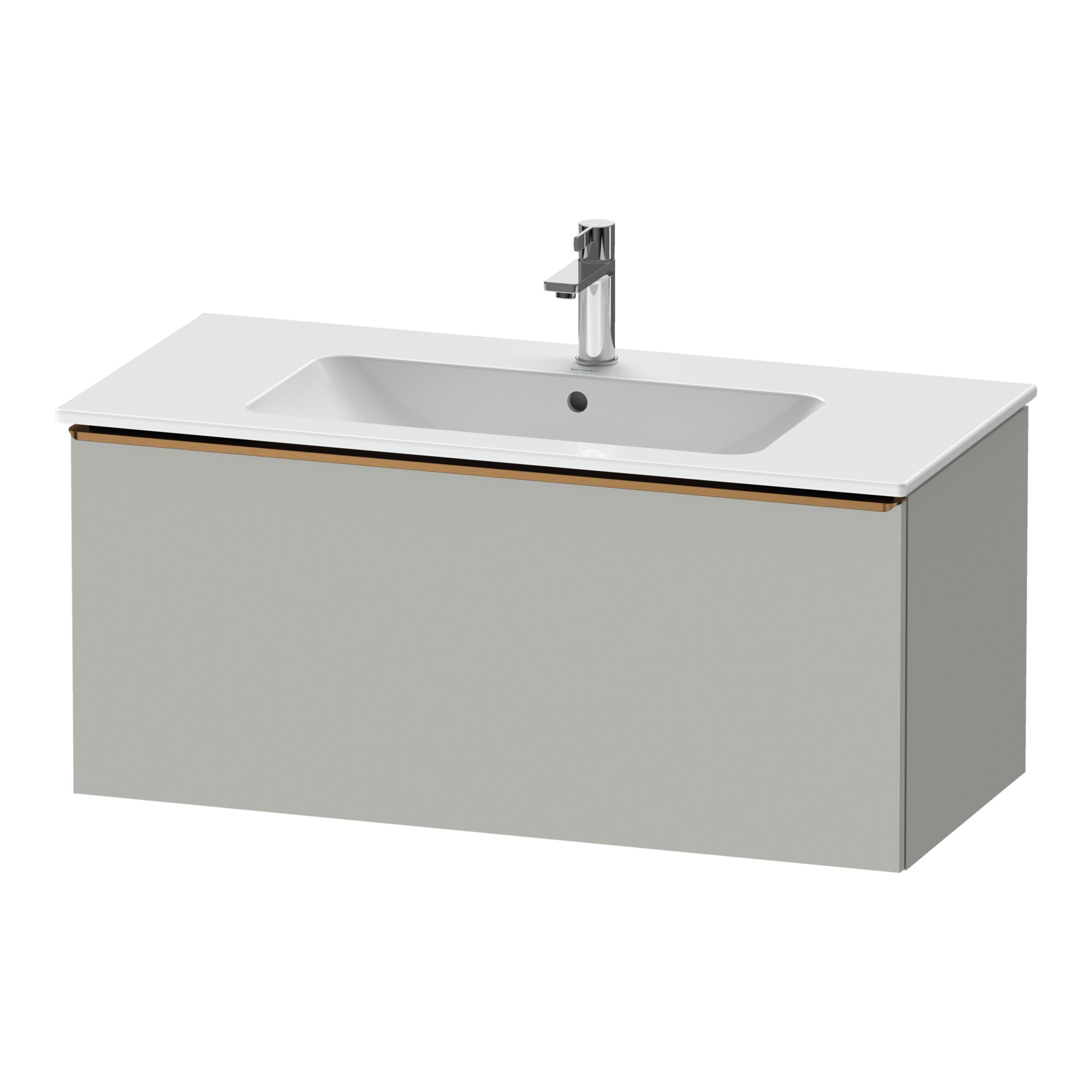 Duravit Waschtischunterschrank D-Neo 101x46,2cm, b geb/gr ma, 1 Ausz., wandhängend