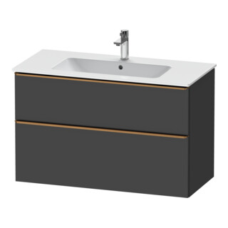 Duravit Waschtischunterschrank D-Neo 101x46,2cm, b geb/Gra m, 1 Kast, 1 Ausz.