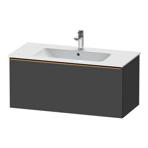 Duravit Waschtischunterschrank D-Neo 101x46,2cm, b geb/Gra ma, 1 Ausz., wandhängend
