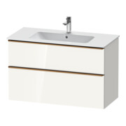 Duravit Waschtischunterschrank D-Neo 101x46,2cm, b geb/w g, 1 Kast, 1 Ausz.