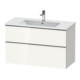 Duravit Waschtischunterschrank D-Neo 101x46,2cm, c/w hgl, 1 Schubk., 1 Ausz.-1