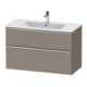 Duravit Waschtischunterschrank D-Neo 101x46,2cm, ch/Bas m, 1 Schubk., 1 Ausz.-1