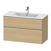 Duravit Waschtischunterschrank D-Neo 101x46,2cm, ch/Ei N, 1 Schubk., 1 Ausz.