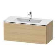 Duravit Waschtischunterschrank D-Neo 101x46,2cm, ch/Ei Nat, 1 Ausz., wandhängend