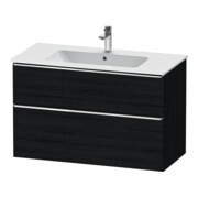 Duravit Waschtischunterschrank D-Neo 101x46,2cm, ch/Ei sw, 1 Schubk., 1 Ausz.