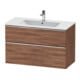 Duravit Waschtischunterschrank D-Neo 101x46,2cm, ch/nb N, 1 Schubk., 1 Ausz.-1