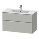 Duravit Waschtischunterschrank D-Neo 101x46,2cm, chr/Bet m, 1 Kast, 1 Ausz.-1