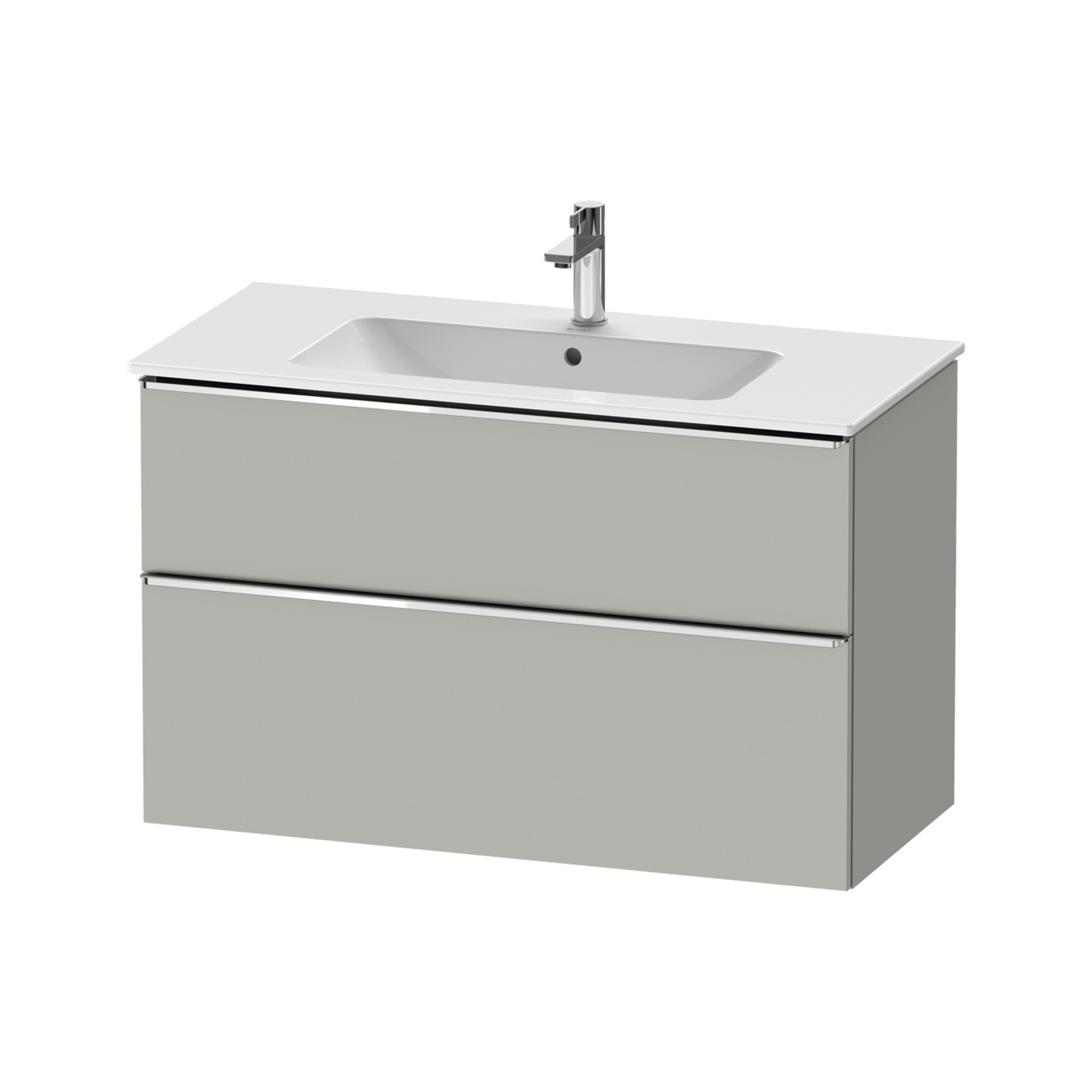 Duravit Waschtischunterschrank D-Neo 101x46,2cm, chr/Bet m, 1 Kast, 1 Ausz.