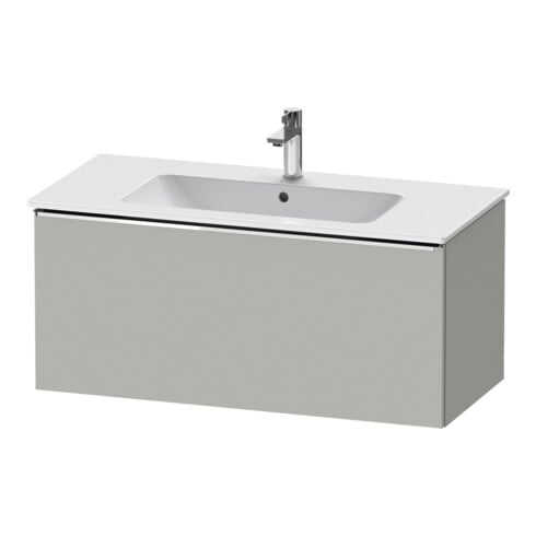 Duravit Waschtischunterschrank D-Neo 101x46,2cm, chr/Beton ma, 1 Ausz., wandhängend