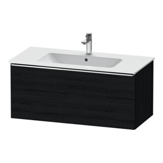 Duravit Waschtischunterschrank D-Neo 101x46,2cm, chr/Eiche sw, 1 Ausz., wandhängend