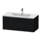 Duravit Waschtischunterschrank D-Neo 101x46,2cm, chr/Eiche sw, 1 Ausz., wandhängend-1