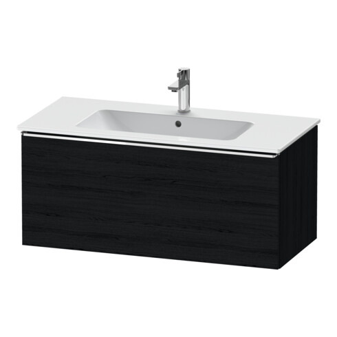 Duravit Waschtischunterschrank D-Neo 101x46,2cm, chr/Eiche sw, 1 Ausz., wandhängend