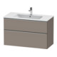 Duravit Waschtischunterschrank D-Neo 101x46,2cm, ES geb/Bas m, 1 Kast, 1 A-1