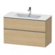 Duravit Waschtischunterschrank D-Neo 101x46,2cm, ES geb/Ei N, 1 Kast, 1 Ausz.-1