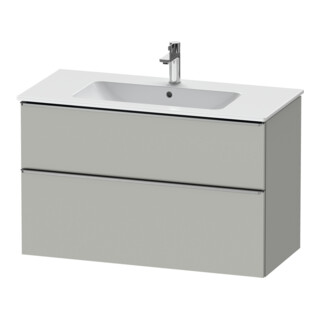 Duravit Waschtischunterschrank D-Neo 101x46,2cm, ES geb/gr m, 1 Kast, 1 Ausz.