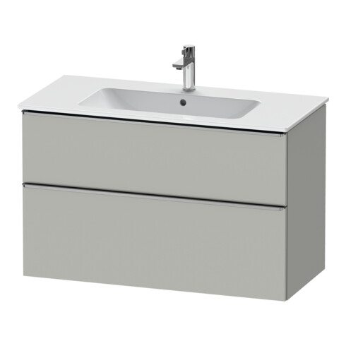 Duravit Waschtischunterschrank D-Neo 101x46,2cm, ES geb/gr m, 1 Kast, 1 Ausz.