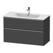 Duravit Waschtischunterschrank D-Neo 101x46,2cm, ES geb/Gra m, 1 Kast, 1 A