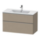 Duravit Waschtischunterschrank D-Neo 101x46,2cm, ES geb/Lei, 1 Kast, 1 Ausz.-1