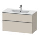Duravit Waschtischunterschrank D-Neo 101x46,2cm, ES geb/Ta m, 1 Kast, 1 Ausz.-1