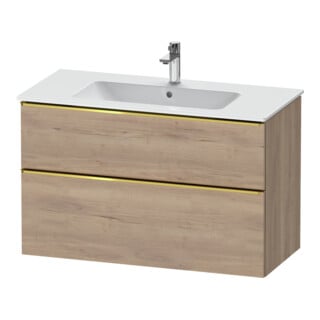 Duravit Waschtischunterschrank D-Neo 101x46,2cm, g pol/Ei ma, 1 Kast, 1 Ausz.