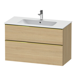 Duravit Waschtischunterschrank D-Neo 101x46,2cm, g pol/Ei N, 1 Kast, 1 Ausz.