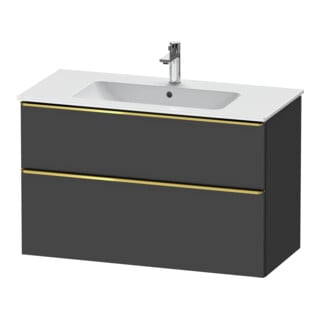 Duravit Waschtischunterschrank D-Neo 101x46,2cm, g pol/gra m, 1 Kast, 1 Ausz.