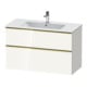 Duravit Waschtischunterschrank D-Neo 101x46,2cm, g pol/w g, 1 Kast, 1 Ausz.-1