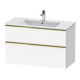 Duravit Waschtischunterschrank D-Neo 101x46,2cm, g pol/w m, 1 Kast, 1 Ausz.-1