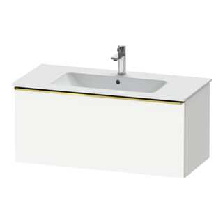 Duravit Waschtischunterschrank D-Neo 101x46,2cm, g pol/w ma, 1 Ausz., wandhängend