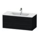 Duravit Waschtischunterschrank D-Neo 101x46,2cm, sw/Ei sw, 1 Ausz., wandhängend-1