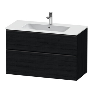 Duravit Waschtischunterschrank D-Neo 101x46,2cm, sw/Ei sw, 1 Schubk., 1 Ausz.