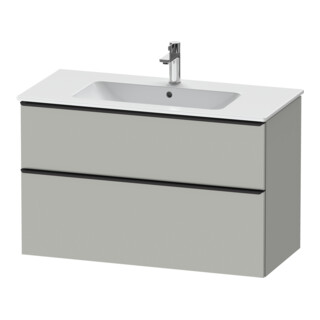Duravit Waschtischunterschrank D-Neo 101x46,2cm, sw/gr ma, 1 Schubk., 1 Ausz.