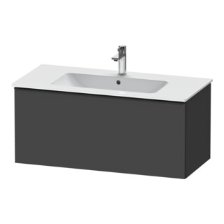 Duravit Waschtischunterschrank D-Neo 101x46,2cm, sw/Grap ma, 1 Ausz., wandhängend
