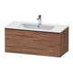 Duravit Waschtischunterschrank D-Neo 101x46,2cm, sw/Nuss Nat, 1 Ausz., wandhängend-1