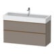Duravit Waschtischunterschrank D-Neo 118,4x44,2cm, b geb/Bas m, 1 Kast, 1 A-1