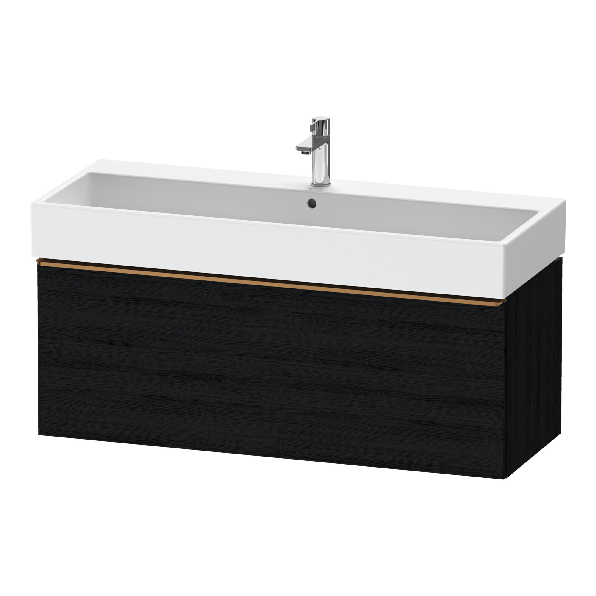 Duravit Waschtischunterschrank D-Neo 118,4x44,2cm, b geb/Ei s, 1 Ausz., wandhängend