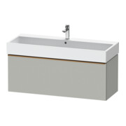 Duravit Waschtischunterschrank D-Neo 118,4x44,2cm, b geb/gr m, 1 Ausz., wandhängend