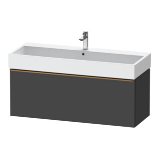 Duravit Waschtischunterschrank D-Neo 118,4x44,2cm, b geb/Gra m, 1 A, wandhängend