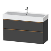 Duravit Waschtischunterschrank D-Neo 118,4x44,2cm, b geb/Gra m, 1 Kast, 1 A
