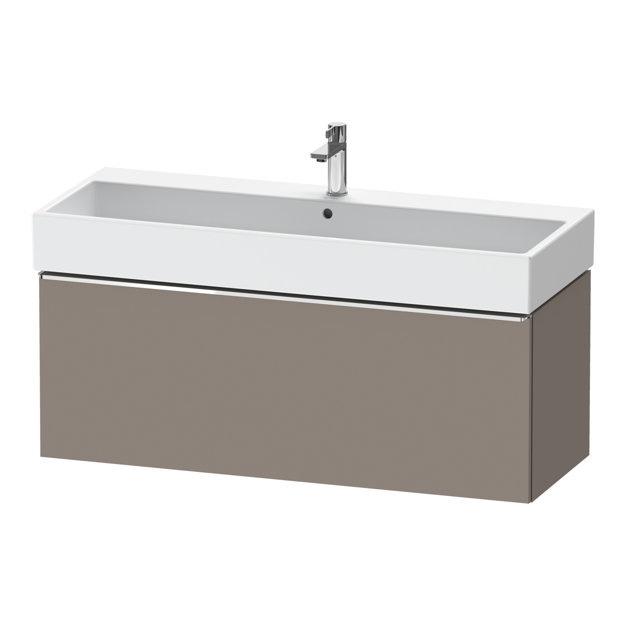 Duravit Waschtischunterschrank D-Neo 118,4x44,2cm, ch/Bas ma, 1 Ausz., wandhängend