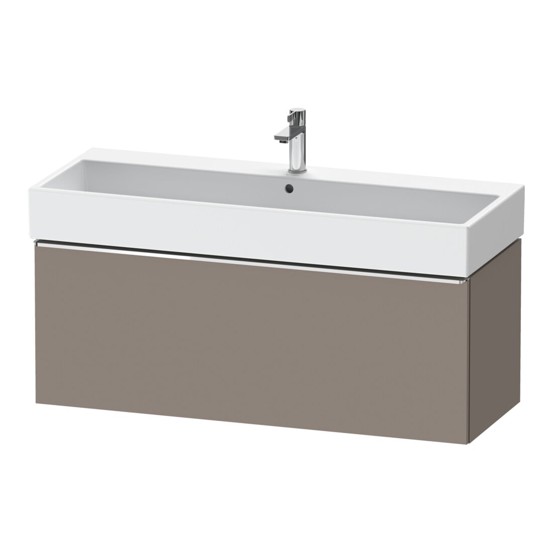 Duravit Waschtischunterschrank D-Neo 118,4x44,2cm, ch/Bas ma, 1 Ausz., wandhängend