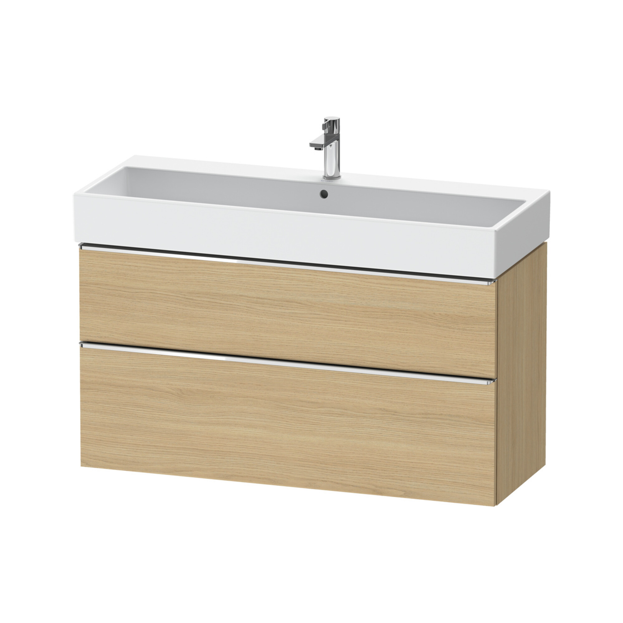 Duravit Waschtischunterschrank D-Neo 118,4x44,2cm, ch/Ei N, 1 Kast, 1 Ausz.