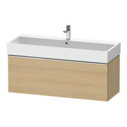 Duravit Waschtischunterschrank D-Neo 118,4x44,2cm, ch/Ei Nat, 1 Ausz., wandhängend-1