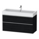 Duravit Waschtischunterschrank D-Neo 118,4x44,2cm, ch/Ei s, 1 Kast, 1 Ausz.-1